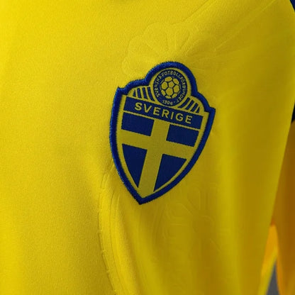 Kids Sweden Home Jersey 2026 World Cup Football Kit Soccer Shirt PalmSportss