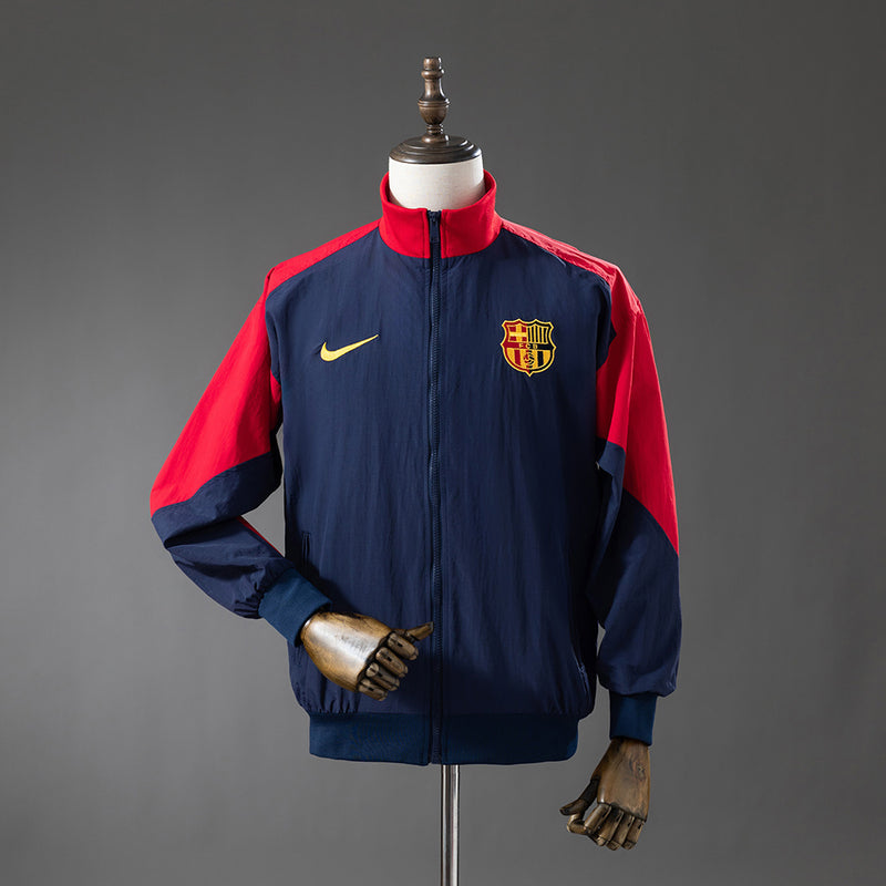 Barcelona Windbreaker 2025/26 Blue Football Soccer Jacket