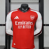 Player Version Arsenal Home Jersey 2026-2027 Long Sleeves Football Kit Soccer Shirt PalmSportss