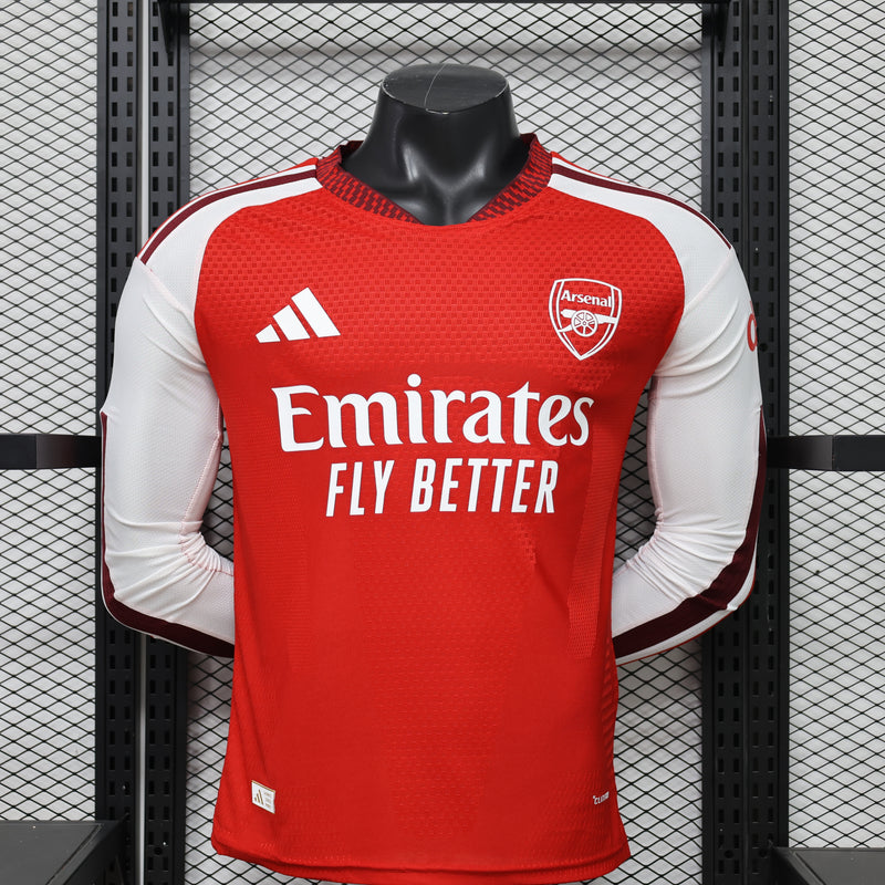 Player Version Arsenal Home Jersey 2026-2027 Long Sleeves Football Kit Soccer Shirt