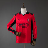 AC Milan Fourth Jersey 25/26 Long Sleeves Football Kit Soccer Shirt PalmSportss