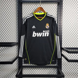 Long Sleeves Away Real Madrid Jersey 10/11 Retro Football Kits - PalmSportss