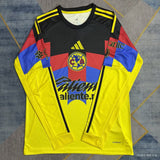 Club America Jersey 25/26 Home Long Sleeves Football Kit Soccer Jersey