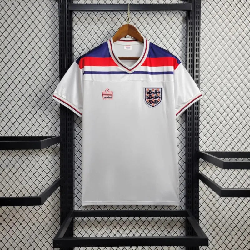 Camiseta retro de local de Inglaterra de 1982