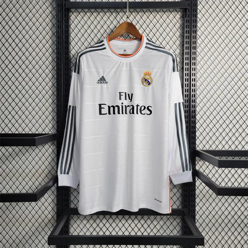 Real Madrid Home Jersey 13/14 Long Sleeve retro Football Kits