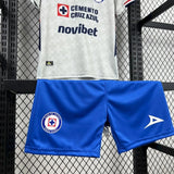 Kids Cruz Azul Jersey 25/26 Away Football Kit Soccer Jersey - PalmSportss