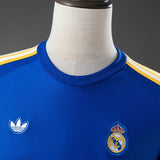 Real Madrid Blue Jersey 2026-2027 Long Sleeves Football Kit Soccer Shirt PalmSportss