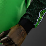 Man United Jersey 1998-99 Goalkeeper Green Retro Kit Long Sleeves