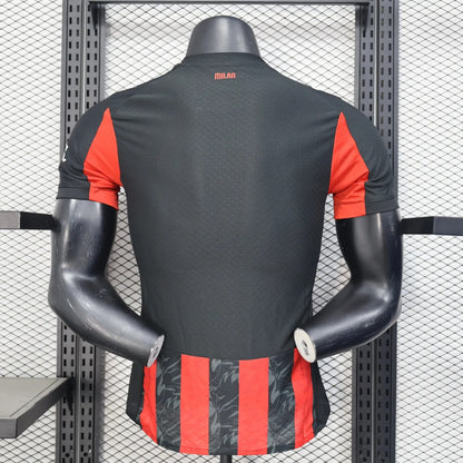 player version ac milan jersey 25/26 home football kit soccer jersey
