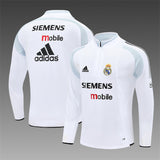 Retro Real Madrid Training Tracksuits 2004-05 Football Kit Soccer Jersey