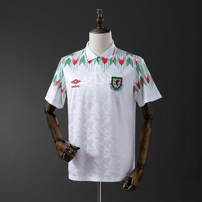 Wales Jersey 1990 Away Retro Football Kit