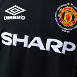 Man United Jersey 1998-99 Third Retro Kit Long Sleeves
