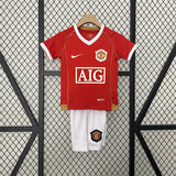 Retro Kids Man United Home Jersey 06/07