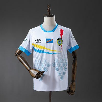 Congo Jersey 2026 World Cup White Blue Football Kit