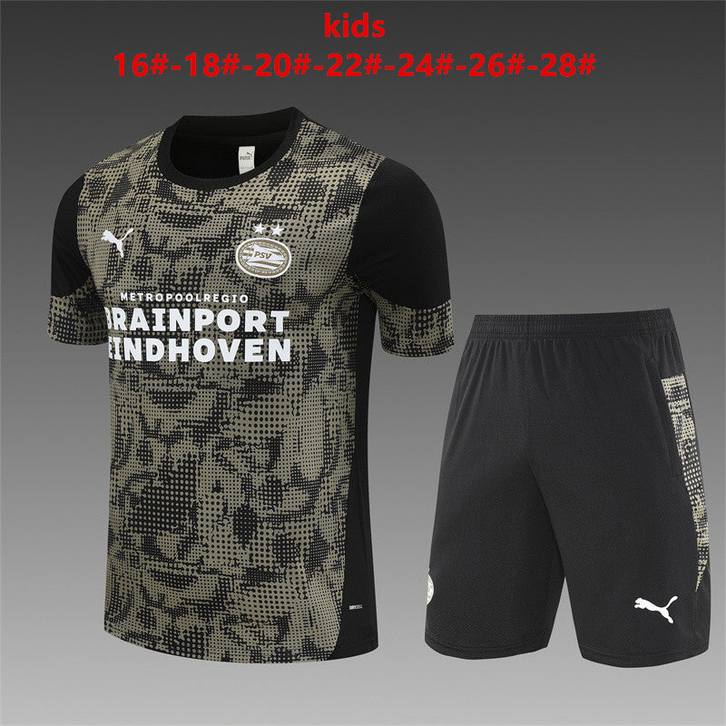 Kids PSV Eindhoven Training Tracksuits 25-26 Football Kit Soccer Jersey