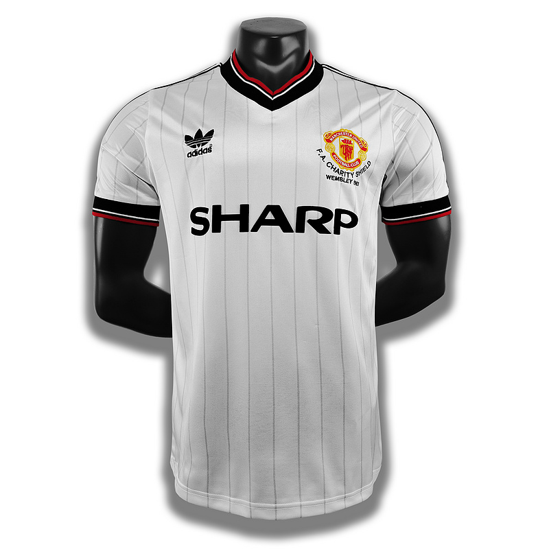 Manchester United Retro Jersey 1983 Away Football Jersey Soccer Shirt