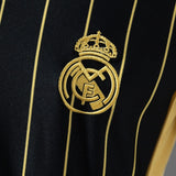 Real Madrid Jersey 25/26 Black Gold Baseball Kit