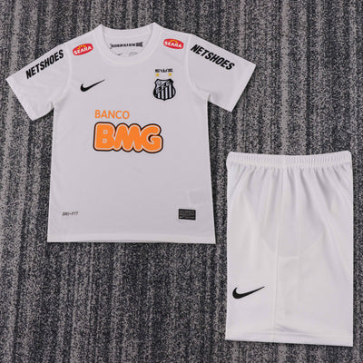 Retro Kids Santos Jersey 12/13 Home Football Kit Soccer Jersey Neymar JR
