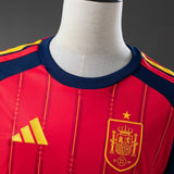 Spain Home Jersey 2026 World Cup Long Sleeves Football Kit Soccer Shirt PalmSportss