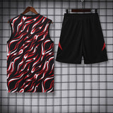 Man United Vest Set Training Tracksuits 25/26 Football Kit Soccer Jersey