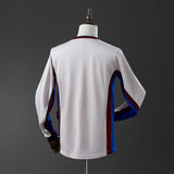 Barcelona Jersey 1998-01 Away Retro Football Kit Long Sleeves