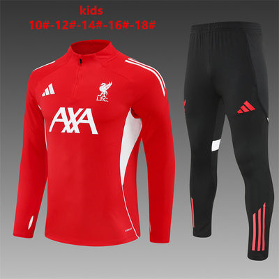 Kids Liverpool Training Tracksuits 25/26 Football Kit Soccer Jersey