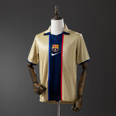 Barcelona Jersey 2001-02 Away Retro Football Kit