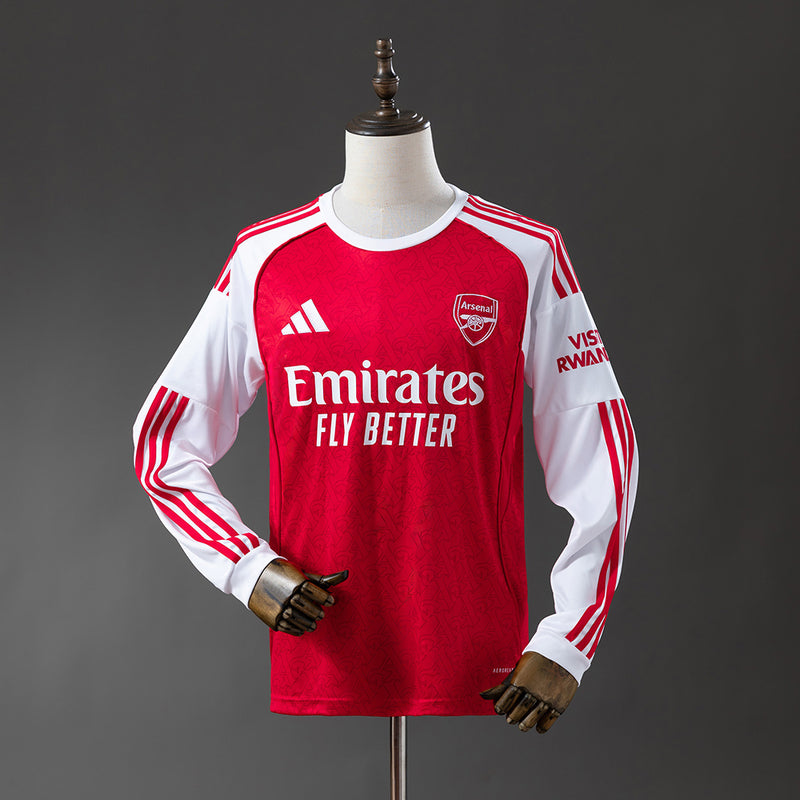 Arsenal Jersey 25/26 Home Football Kit Long Sleeves