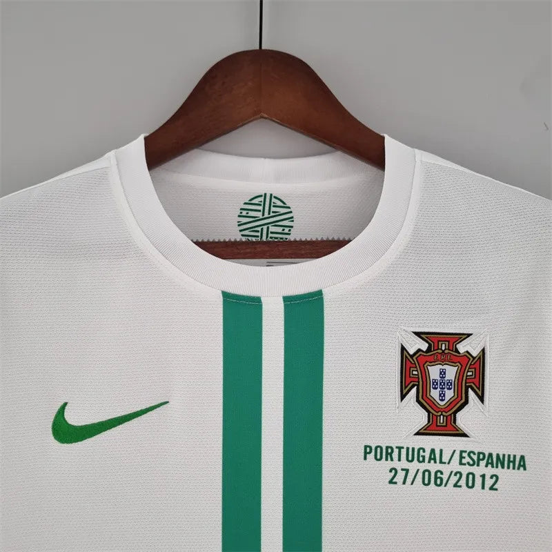 Portugal Jersey Away kit 2012 Retro Long Sleeves Football Team Soccer Shirt