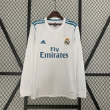 Retro Real Madrid Home Kit 17/18 Long Sleeves football Jersey My Store