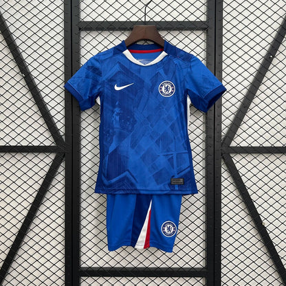Kids Chelsea Jersey 25/26 Football Kit Soccer Jersey
