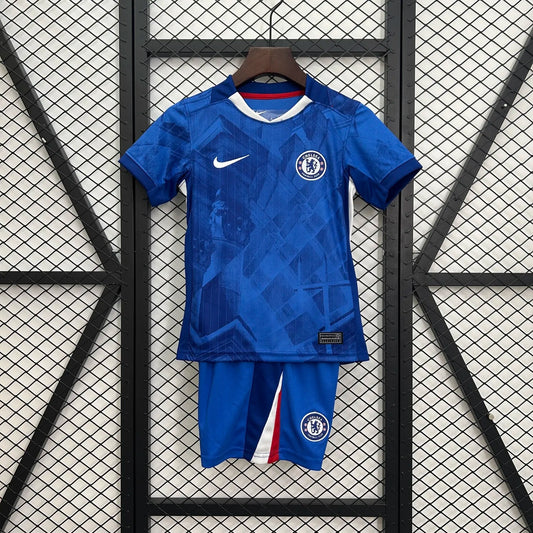 Kids Chelsea Jersey 25/26 Football Kit Soccer Jersey