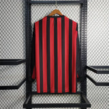 AC Milan Jersey Home Kit 2013 2014 Retro Long Sleeves - PalmSportss