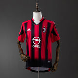 AC Milan Jersey 2004-05 Home Retro Football Kit