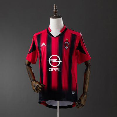 AC Milan Jersey 2004-05 Home Retro Football Kit