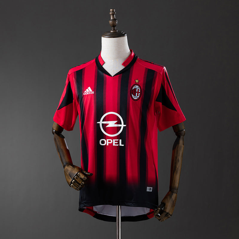 AC Milan Jersey 2004-05 Home Retro Football Kit