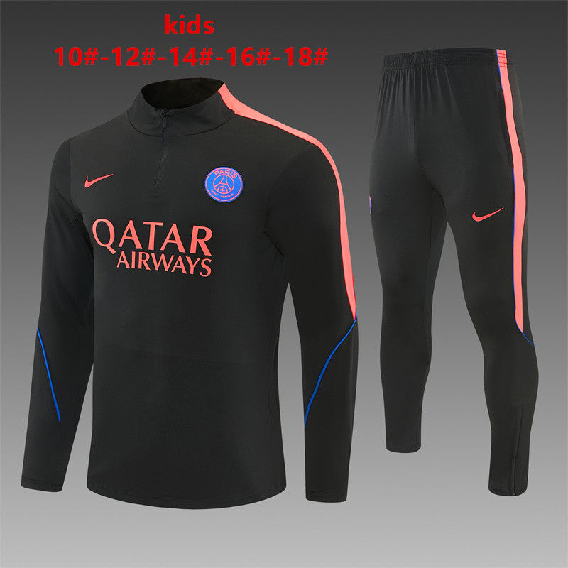 Kids Player Version PSG Training Tracksuits 2026-2027 Football Kit Soccer Jersey