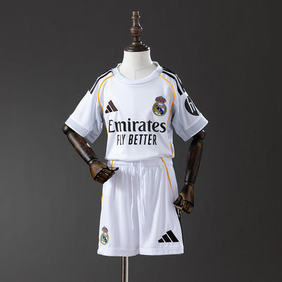 Kids Real Madrid Jersey 25/26 Home Football Kit