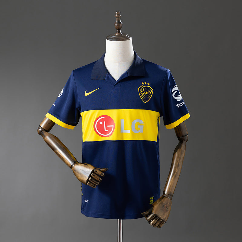 Boca Junios Jersey 2009-10 Home Retro Football Kit