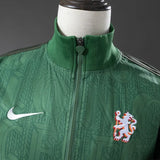 Chelsea Windbreaker 2025/26 Army Green Football Kit - PalmSportss