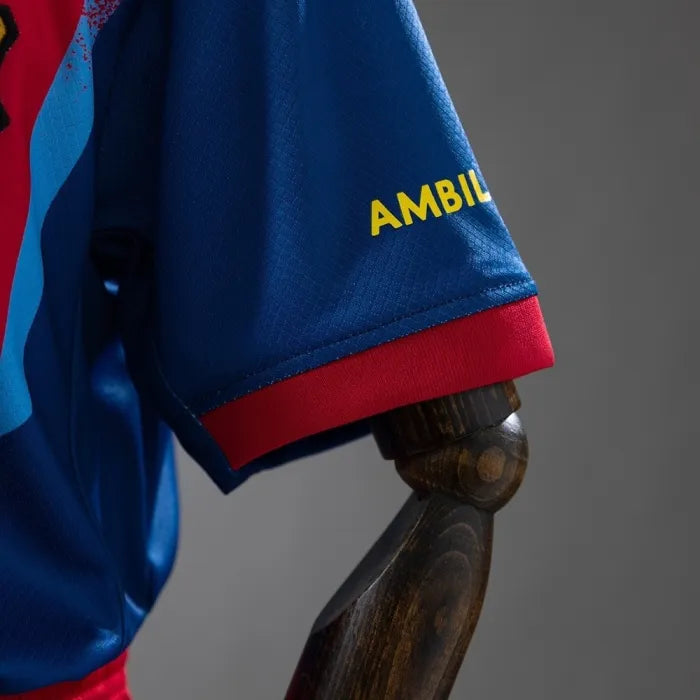 Kids Barcelona Jersey 25/26 Fourth Football Kit - PalmSportss