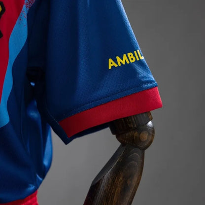 Kids Barcelona Jersey 25/26 Fourth Football Kit - PalmSportss