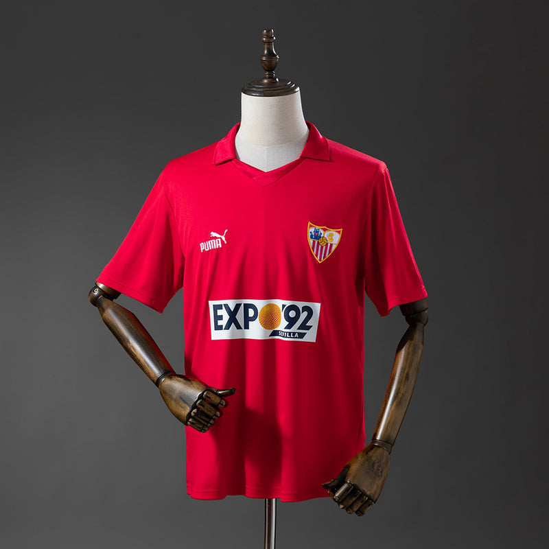 Sevilla Jersey 1987-90 Away Retro Football Kit