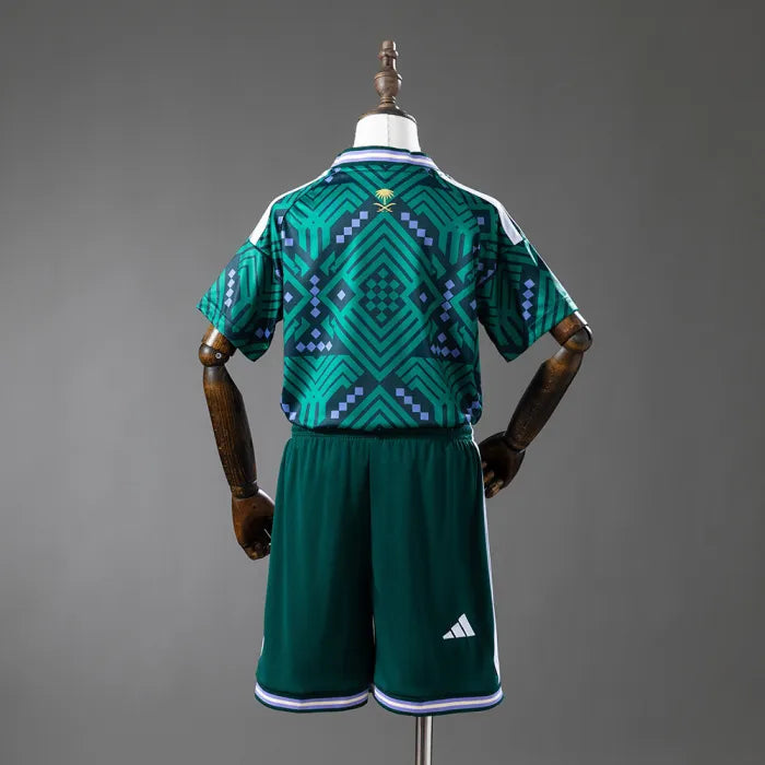Kids Saudi Arabia Home Jersey 2026 World Cup Football Kit Soccer Shirt PalmSportss