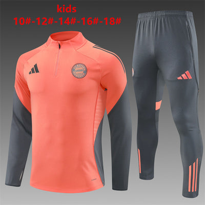 Kids Bayern Munich Training Tracksuits 25/26 Football Kit Soccer Jersey