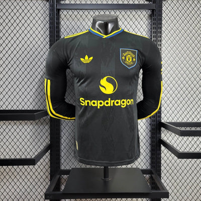 Player Version Manchester United Jersey 25/26 Third Long Sleeves Football Kit Soccer Jersey