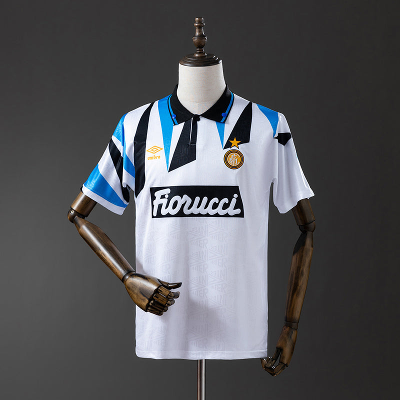 Inter Milan Jersey 1991-92 Away Retro Football Kit