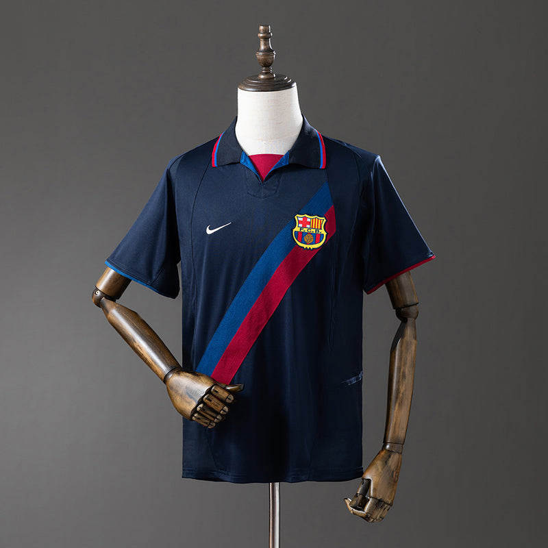 Barcelona Jersey 2002-03 Away Retro Football Kit