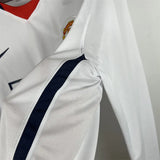 Retro Manchester United Jersey 2007/08 Away Long Sleeve Football Kit Soccer Shirt - PalmSportss