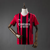 AC Milan Home Jersey 2021-22 Retro Football Kit Soccer Jersey